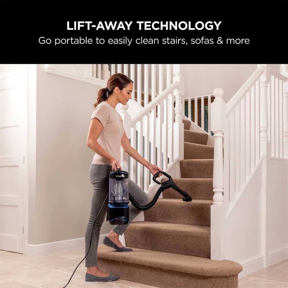 Shark NV602UK Lift-Away Upright Vacuum Cleaner - Blue