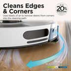 Shark RV2620WAUKWH Matrix Plus 2 in 1 Self Empty Robot Vacuum & Mop - 110 Minutes Run Time - White/Silver