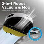 Shark RV2620WAUKWH Matrix Plus 2 in 1 Self Empty Robot Vacuum & Mop - 110 Minutes Run Time - White/Silver