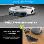Shark RV2620WAUKWH Matrix Plus 2 in 1 Self Empty Robot Vacuum & Mop - 110 Minutes Run Time - White/Silver
