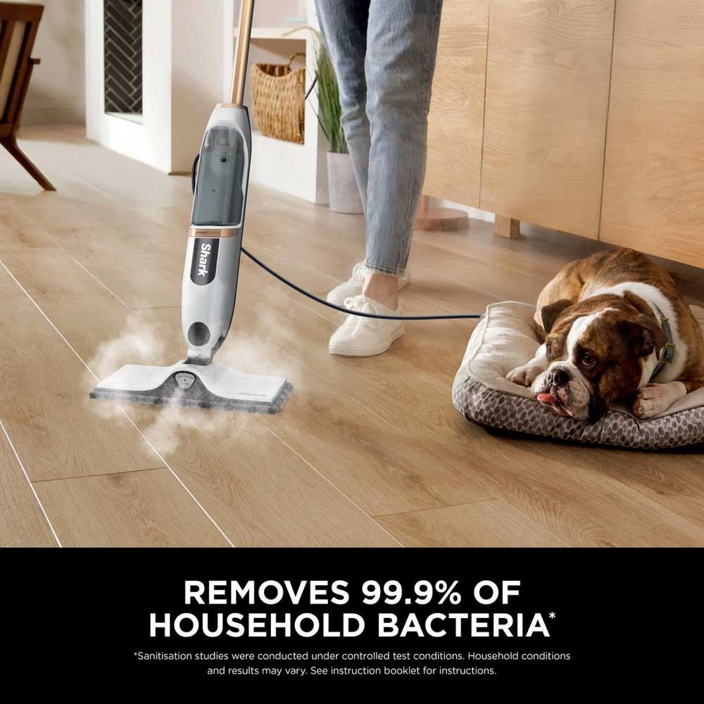 Shark S2001UK SteamSpot & Steam Blaster Mop - White