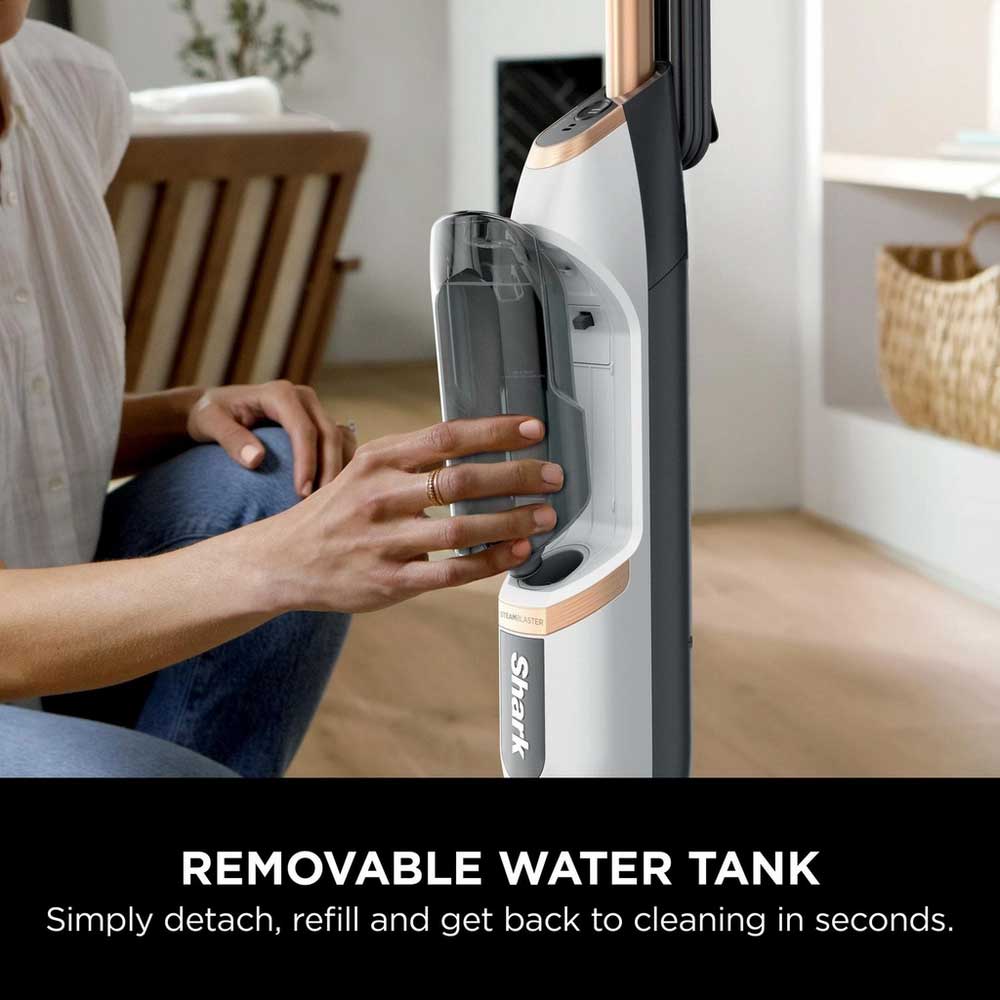 Shark S2001UK SteamSpot & Steam Blaster Mop - White