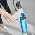 Shark S6001UK Klik n'Flip Manual Steam Pocket Mop - White/Blue Bird Blue