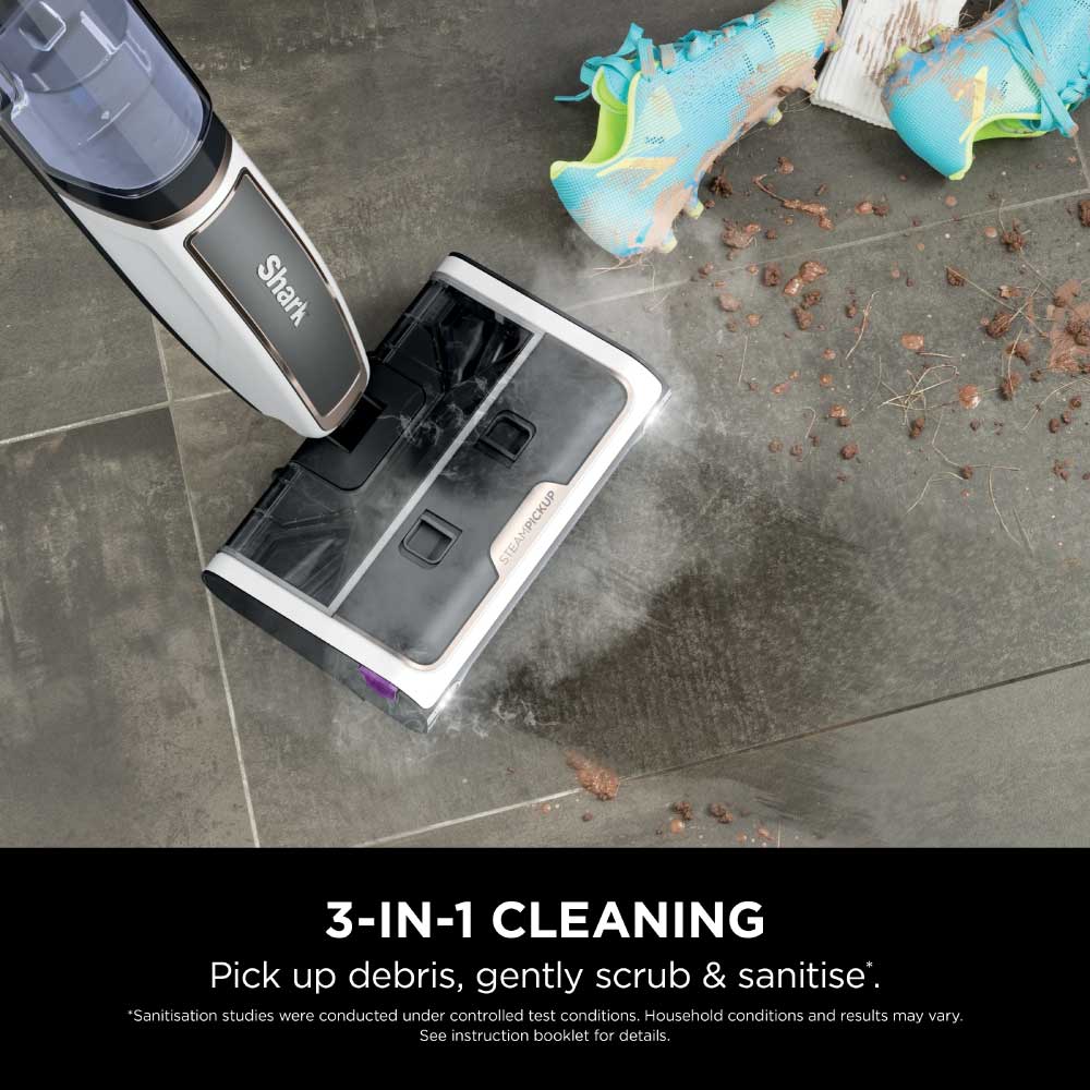 Shark SD200UK SteamPickUp Hard Floor Cleaner - White