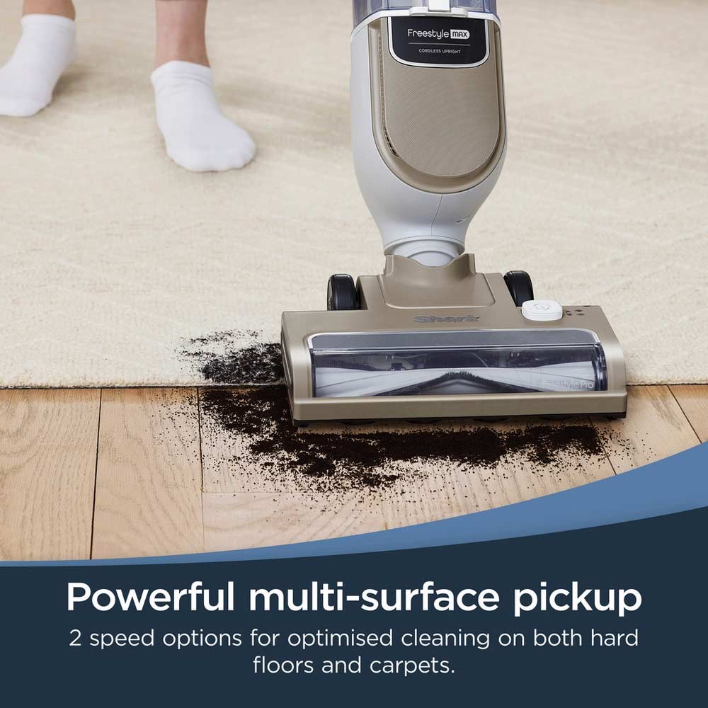Shark SV2000UK Cordless Upright Vacuum - Stone