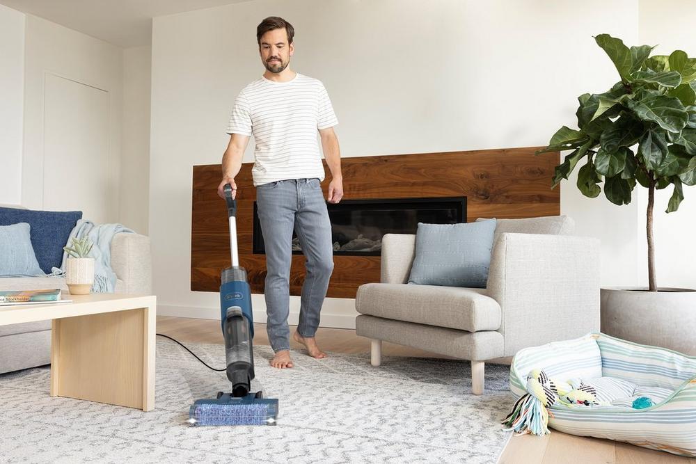 Shark WD110UK HydroVac Corded Hard Floor Cleaner in Navy Blue