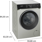 Siemens IQ500 WG56H2AXGB 10kg Washing Machine with 1600 rpm - Silver
