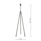 Skate Tripod Floor Lamp Matt Black Base Only<br>Matt Black
