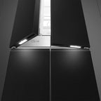 Smeg FQI60KD Frost Free American Fridge Freezer - Dark Inox