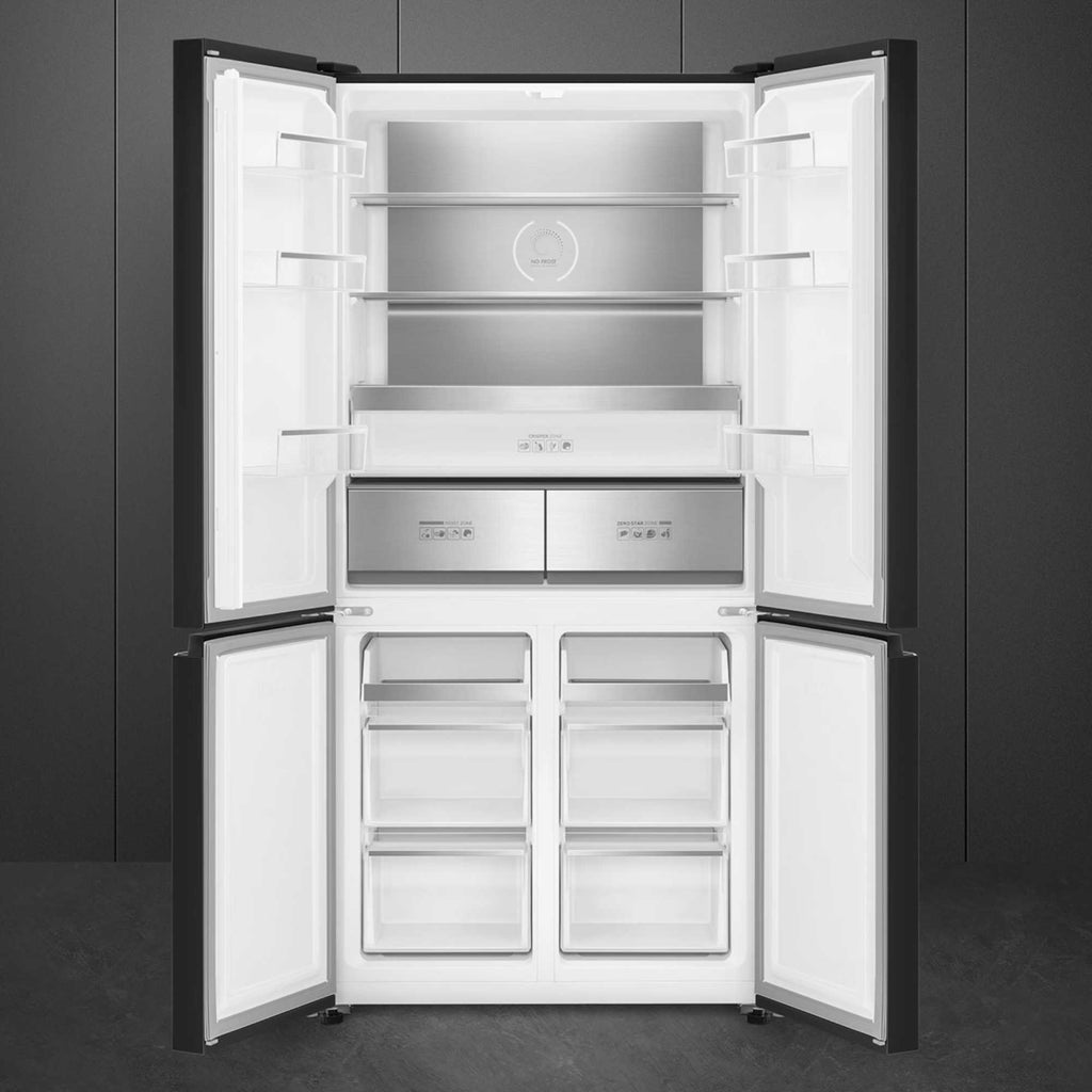 Smeg FQI60KD Frost Free American Fridge Freezer - Dark Inox