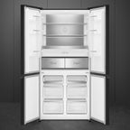 Smeg FQI60KD Frost Free American Fridge Freezer - Dark Inox