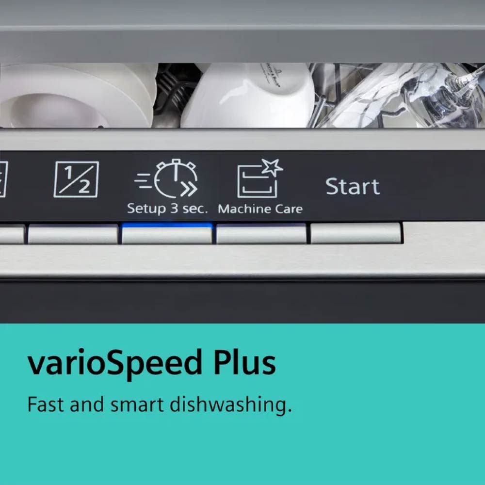 Siemens IQ-300 SN73HX10VG Wifi Connected Fully Integrated Full Size Dishwasher - Stainless Steel / Black Control Panel