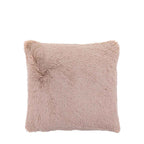 Juniper Faux Fur Cushion Mauve - Feather Filled