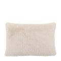 Maple Faux Fur Cushion Oatmeal - Feather Filled