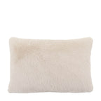 Maple Faux Fur Cushion Oatmeal - Feather Filled