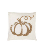 Embroided Pumpkin Cushion - Poly Filled