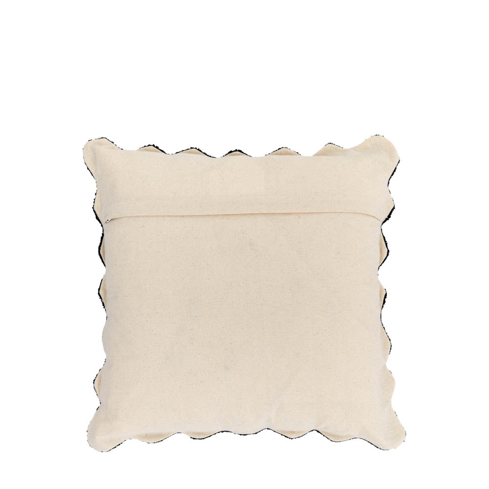 Tabor Cushion Black - Feather Filled