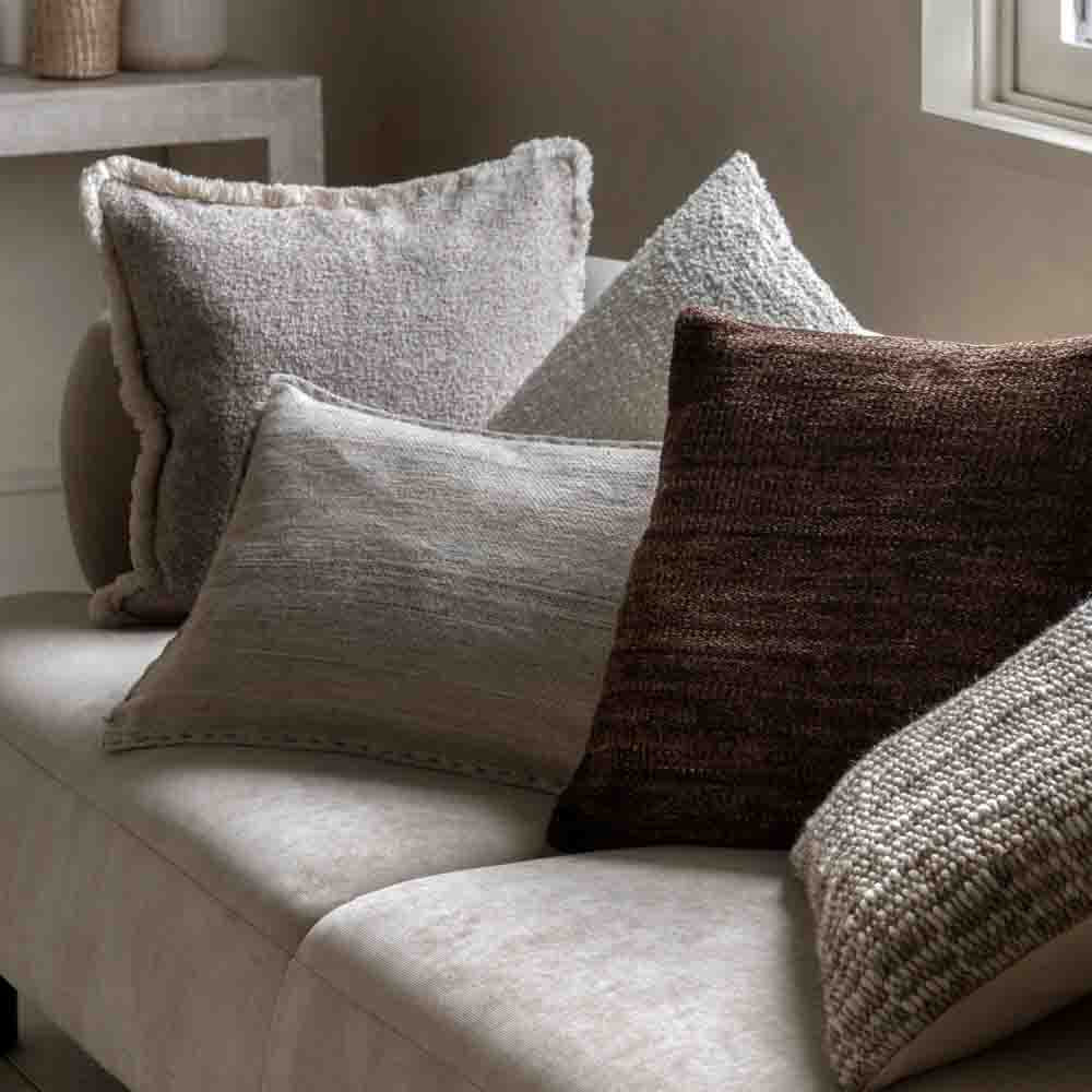 Ashdown Cushion Ivory - Feather Filled
