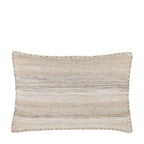 Cardinham Stitched Cushion Ecru - Poly Filled