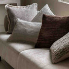 Cardinham Stitched Cushion Ecru - Poly Filled