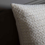 Chenille Cushion Natural - Poly Filled