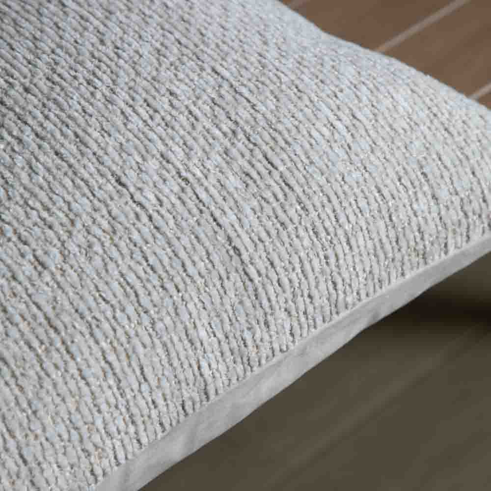 Chenille Cushion Natural - Poly Filled
