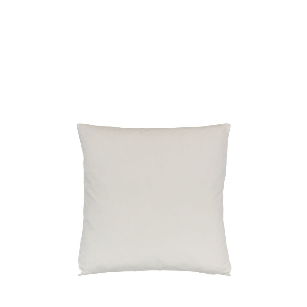 Chenille Cushion Natural - Poly Filled