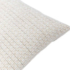 Chenille Cushion Natural - Poly Filled
