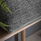 Chenille Cushion Olive - Poly Filled