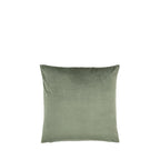 Chenille Cushion Olive - Poly Filled