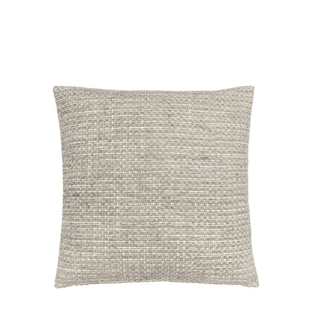 Chenille Cushion Taupe - Poly Filled