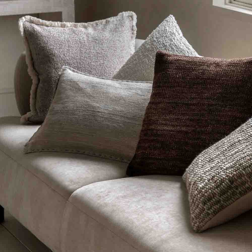 Delamere Cushion Natural - Feather Filled