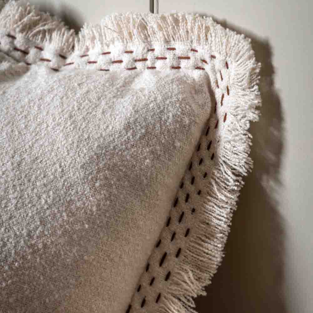 Harmony Cushion Ivory - Poly Filled