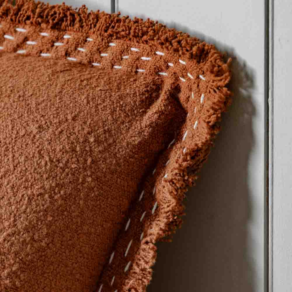 Harmony Cushion Rust - Poly Filled