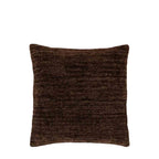 Kendal Chenille Cushion Brown - Feather Filled