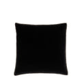 Nico Velvet Cushion Black - Poly Filled