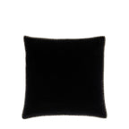 Nico Velvet Cushion Black - Poly Filled