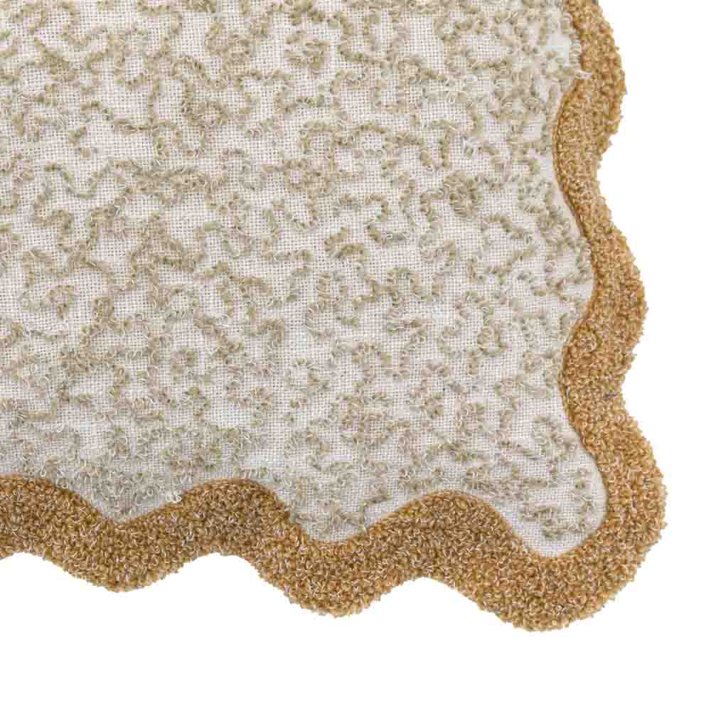 Tabor Cushion Natural - Feather Filled