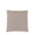 Woodleigh Fringe Cushion Stone - Feather Filled