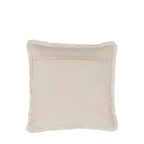 Woodleigh Fringe Cushion Stone - Feather Filled