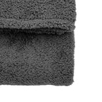 Teddy Fleece Throw Charcoal