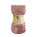 Rolled Flannel Fleece Blush