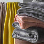 Rolled Flannel Fleece Blush
