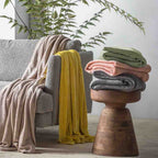 Rolled Flannel Fleece Blush