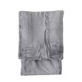 Rolled Flannel Fleece Silver