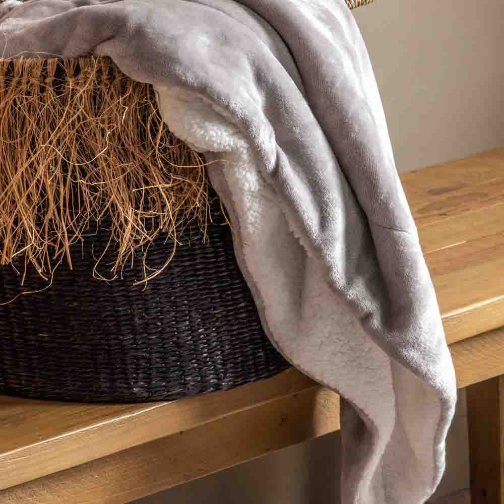 Sterling Sherpa Throw Silver