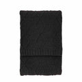 Chenille Cable Throw Grey