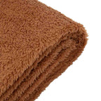 Teddy Fleece Throw Tan