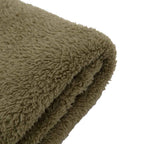 Teddy Fleece Throw Olive