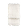 Marshmallow Rabbit Faux Fur Throw Crm